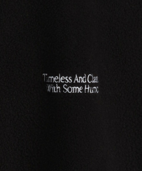 LOWRYS FARM（ローリーズファーム）の「【LFM(U)】FLEECE ZIP ブルゾン　 592723（ブルゾン・メンズ・ブラック/チャコールグレー・MEDIUM/LARGE）」の22枚目の写真