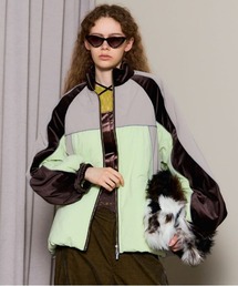 MAISON SPECIAL（メゾンスペシャル）の「Velour Combination Puffer Blouson/ベロアコンビパッファーブルゾン（ブルゾン）」