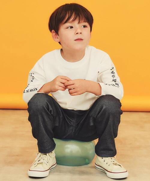 THE SHOP TK (ザ ショップ ティーケー )の「【110-160/洗濯機OK】のびーるパンツストレート(その他パンツ・キッズ・ブラック/ネイビー/ライトベージュ・11/12/15 /13/14/16)」の3枚目の写真