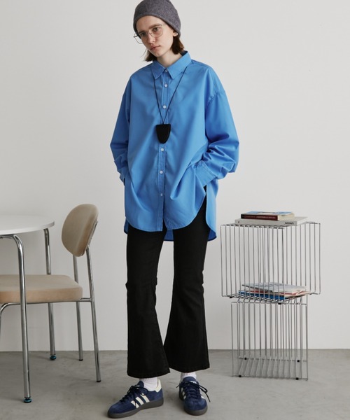 セミフレアストレッチパンツ / サイズ展開あり（その他パンツ