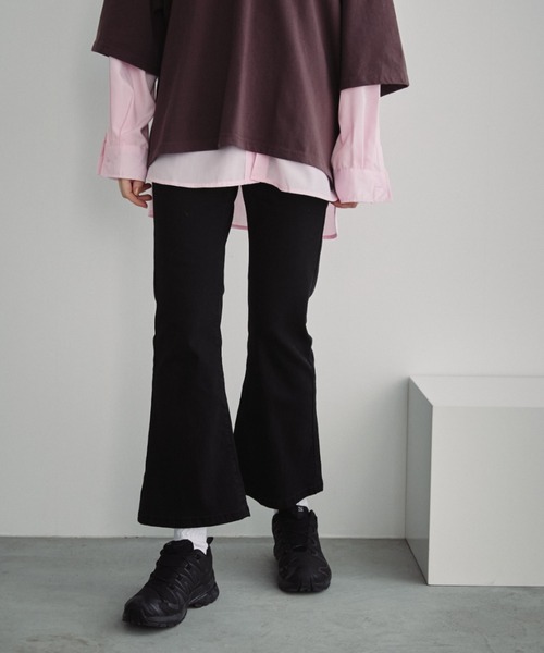 セール】セミフレアストレッチパンツ / サイズ展開あり（その他パンツ