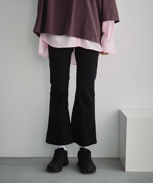 Auntie Rosa Holiday(アンティローザホリデー)の「セミフレアストレッチパンツ / サイズ展開あり(その他パンツ・レディース・ブラック・SMALL/MEDIUM)」の10枚目の写真