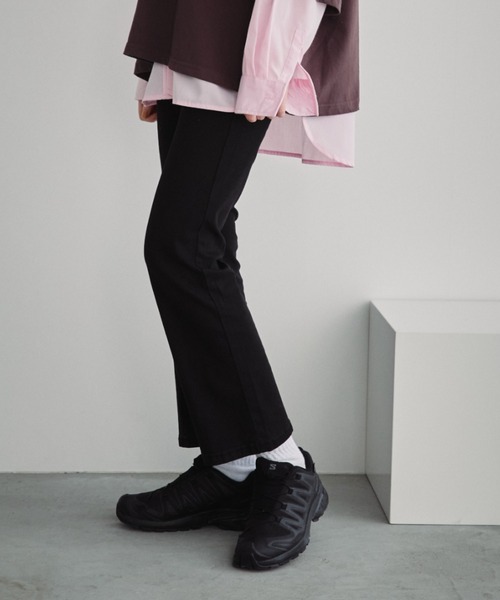 Auntie Rosa Holiday(アンティローザホリデー)の「セミフレアストレッチパンツ / サイズ展開あり(その他パンツ・レディース・ブラック・SMALL/MEDIUM)」の9枚目の写真