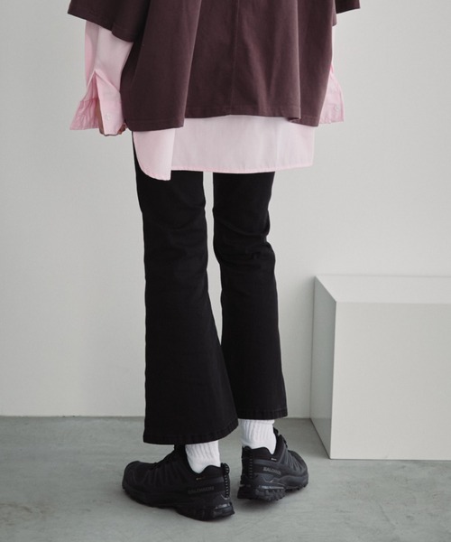 Auntie Rosa Holiday(アンティローザホリデー)の「セミフレアストレッチパンツ / サイズ展開あり(その他パンツ・レディース・ブラック・SMALL/MEDIUM)」の8枚目の写真