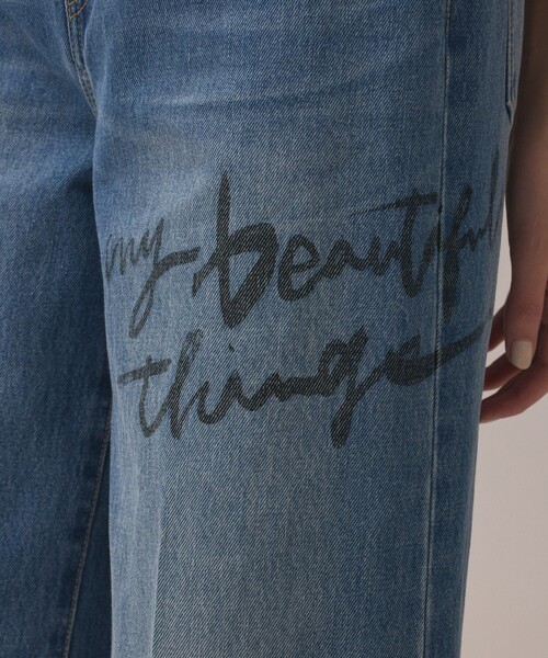Diagram(ダイアグラム)の「バギ-デニムパンツ (My Beautiful Things)(デニムパンツ・レディース・ブルー・36/38)」の6枚目の写真