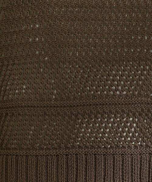 Cutie Blonde(キューティーブロンド)の「【S-LL】裾フリンジマクラメVネックニット(ニット/セーター・レディース・オレンジ/アイボリー/ダークブラウン・04/03/02/01)」の17枚目の写真