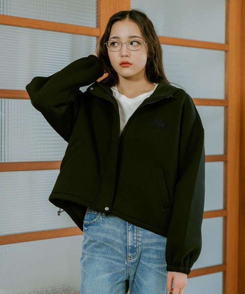 セール】モチモチフーディージャケット（ブルゾン）｜repipi armario