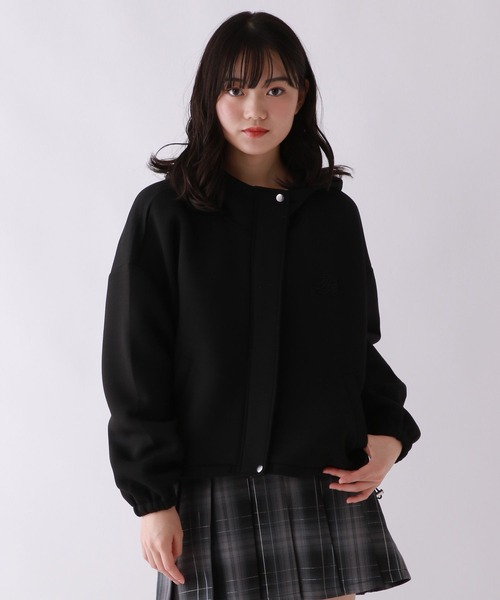 repipi armario(レピピ アルマリオ)の「モチモチフーディージャケット(ブルゾン・キッズ・サックスブルー/ブラウン/ブラック・LARGE/MEDIUM/SMALL)」の12枚目の写真