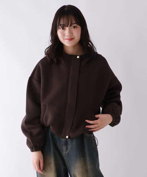 repipi armario(レピピ アルマリオ)の「モチモチフーディージャケット(ブルゾン・キッズ・サックスブルー/ブラウン/ブラック・LARGE/MEDIUM/SMALL)」の15枚目の写真