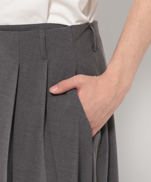 HARE（ハレ）の「ロングスカートレイヤードパンツ(HARE)（その他パンツ・メンズ・ブラック/グレー・FREE）」の16枚目の写真