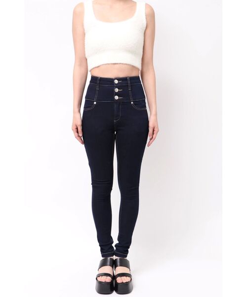 セール】【ELDER】NUDEハイウエストデニム（デニムパンツ）｜EMODA