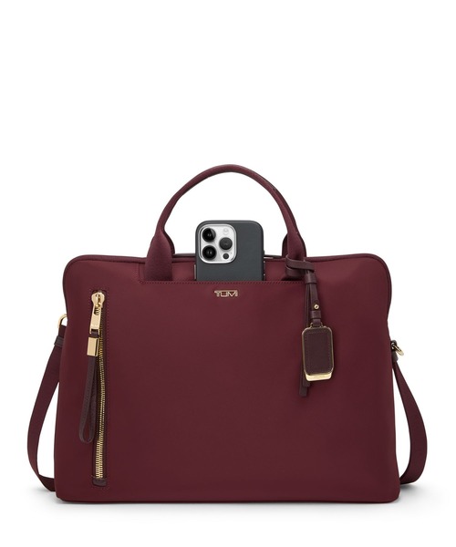 TUMI（トゥミ）の「VOYAGEUR 「ベニン」ラップトップ・キャリア（A4/PC15インチまで対応）（ビジネスバッグ・レディース・ワイン・FREE）」の3枚目の写真