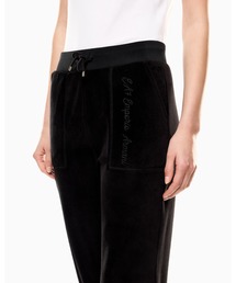 【エンポリオ アルマーニ EA7】Athletic Velour ジョガーパンツ ストレッチシェニール