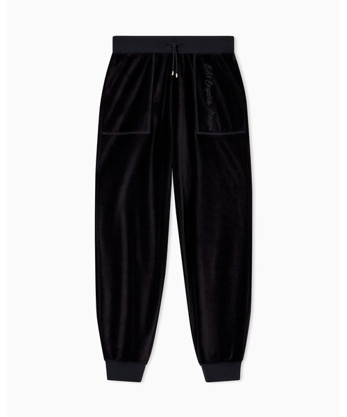 EMPORIO ARMANI EA7（エンポリオアルマーニイーエーセブン）の「【エンポリオ アルマーニ EA7】Athletic Velour ジョガーパンツ ストレッチシェニール（その他パンツ・レディース・ボルドー/ブラック・LARGE/MEDIUM/SMALL/X-SMALL）」の3枚目の写真