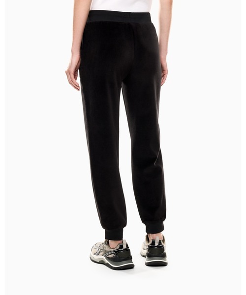 EMPORIO ARMANI EA7（エンポリオアルマーニイーエーセブン）の「【エンポリオ アルマーニ EA7】Athletic Velour ジョガーパンツ ストレッチシェニール（その他パンツ・レディース・ボルドー/ブラック・LARGE/MEDIUM/SMALL/X-SMALL）」の5枚目の写真