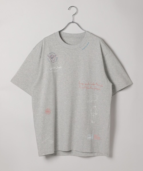 GLOBAL WORK(グローバルワーク)の「アソートコットンTシャツ/CLEAN MODE/587649(Tシャツ/カットソー・メンズ・イエロー系その他5/ブルー系その他6/ホワイト系その他5/ブラック系その他/ネイビー系8/グレー系その他5・L/M/S)」の11枚目の写真