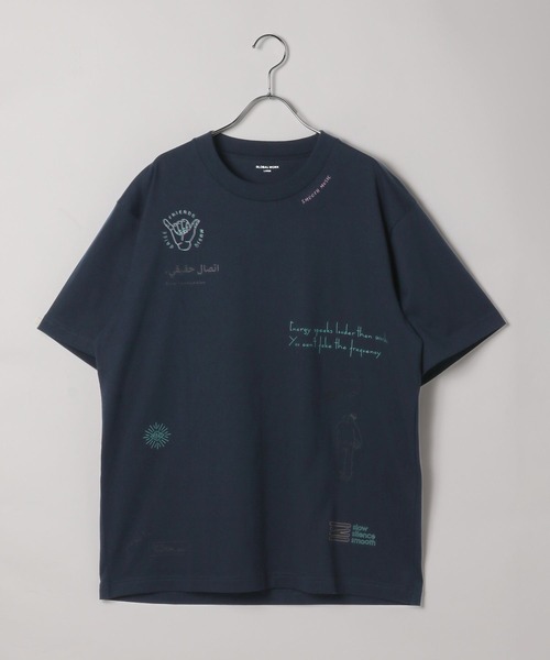 GLOBAL WORK(グローバルワーク)の「アソートコットンTシャツ/CLEAN MODE/587649(Tシャツ/カットソー・メンズ・イエロー系その他5/ブルー系その他6/ホワイト系その他5/ブラック系その他/ネイビー系8/グレー系その他5・L/M/S)」の14枚目の写真