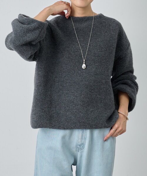 セール】ウールパイルニットプルオーバー（ニット/セーター