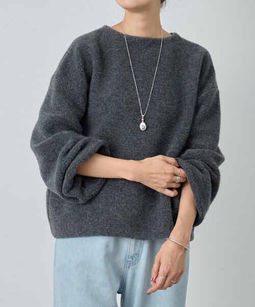 セール】ウールパイルニットプルオーバー（ニット/セーター