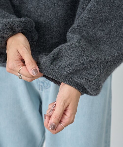 セール】ウールパイルニットプルオーバー（ニット/セーター