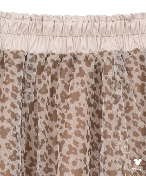 Disney（ディズニー）の「ミッキー/レオパード柄チュールスカート（スカート・レディース・ライトベージュ・FREE）」の16枚目の写真