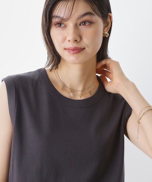 THE SHOP TK (ザ ショップ ティーケー )の「LOVE2連ネックレス(ネックレス・レディース・ゴールド/シルバー・00)」の9枚目の写真