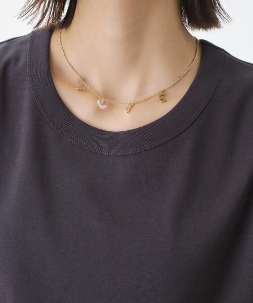THE SHOP TK (ザ ショップ ティーケー )の「LOVE2連ネックレス(ネックレス・レディース・ゴールド/シルバー・00)」の10枚目の写真