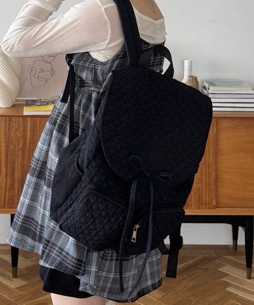 INTER FACTORY(インターファクトリー)の「ちょこび - マザーズリュック made in INTER FACTORY(バックパック/リュック・レディース・アイボリー/カーキ/ブラック・FREE)」の11枚目の写真