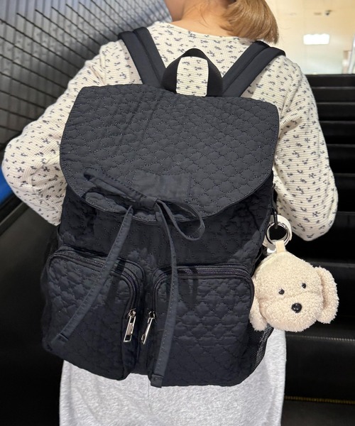 INTER FACTORY(インターファクトリー)の「ちょこび - マザーズリュック made in INTER FACTORY(バックパック/リュック・レディース・アイボリー/カーキ/ブラック・FREE)」の13枚目の写真