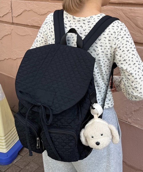 INTER FACTORY(インターファクトリー)の「ちょこび - マザーズリュック made in INTER FACTORY(バックパック/リュック・レディース・アイボリー/カーキ/ブラック・FREE)」の15枚目の写真
