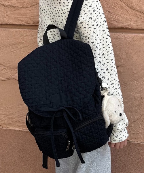INTER FACTORY(インターファクトリー)の「ちょこび - マザーズリュック made in INTER FACTORY(バックパック/リュック・レディース・アイボリー/カーキ/ブラック・FREE)」の16枚目の写真