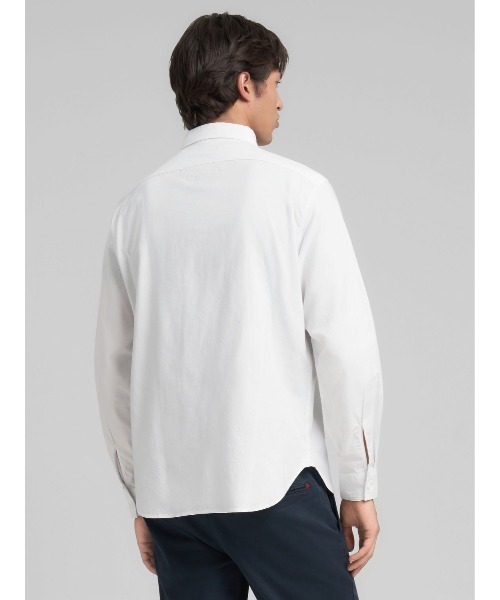 REPLAY（リプレイ）の「オックスフォードコットンシャツ（シャツ/ブラウス・メンズ・ホワイト・X-LARGE/LARGE/MEDIUM/SMALL）」の3枚目の写真