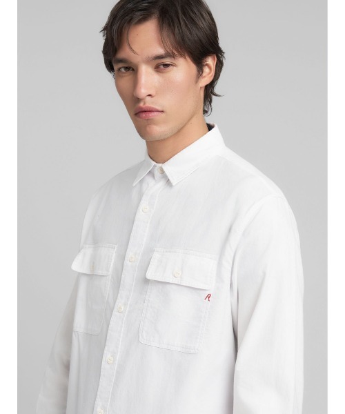 REPLAY（リプレイ）の「オックスフォードコットンシャツ（シャツ/ブラウス・メンズ・ホワイト・X-LARGE/LARGE/MEDIUM/SMALL）」の6枚目の写真