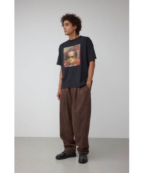 AZUL by moussy(アズールバイマウジー)の「【NAS】ビンテージラップ半袖TEE(Tシャツ/カットソー・メンズ・グレー/ブラック・FREE)」の5枚目の写真