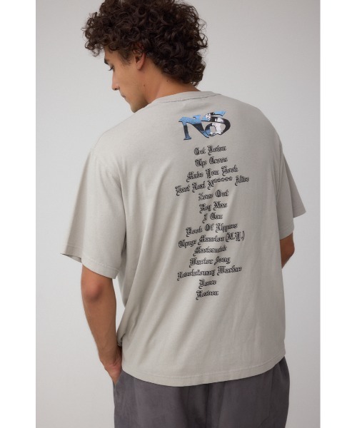 AZUL by moussy(アズールバイマウジー)の「【NAS】ビンテージラップ半袖TEE(Tシャツ/カットソー・メンズ・グレー/ブラック・FREE)」の14枚目の写真