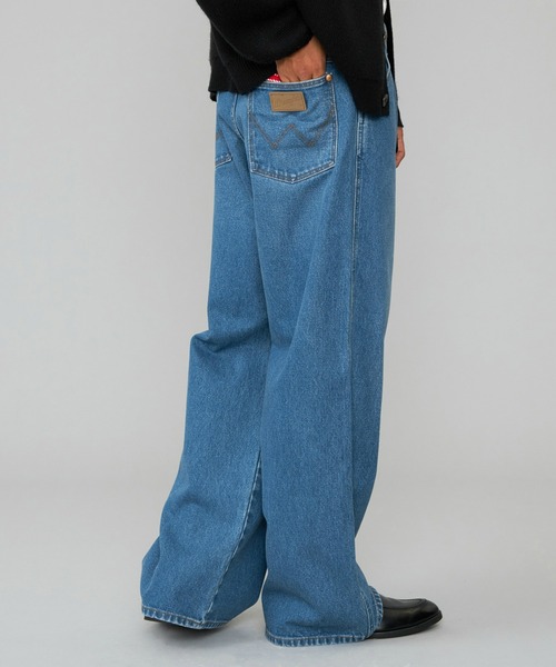 Lee(リー)の「Wrangler/ラングラー【US ORIGINAL】ワイドジーンズ/ワイドデニムパンツ(デニムパンツ・メンズ・ブルー・SMALL/LARGE/MEDIUM)」の7枚目の写真