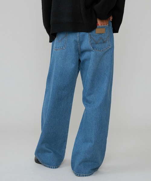 Lee（リー）の「Wrangler/ラングラー【US ORIGINAL】ワイドジーンズ/ワイドデニムパンツ（デニムパンツ・メンズ・ブルー・SMALL/LARGE/MEDIUM）」の8枚目の写真