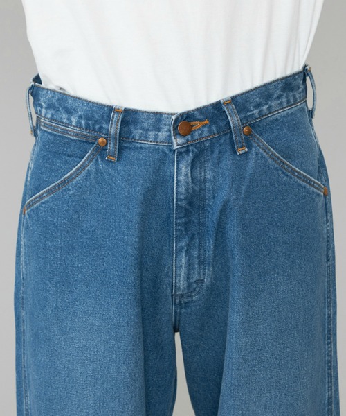 Lee（リー）の「Wrangler/ラングラー【US ORIGINAL】ワイドジーンズ/ワイドデニムパンツ（デニムパンツ・メンズ・ブルー・SMALL/LARGE/MEDIUM）」の9枚目の写真