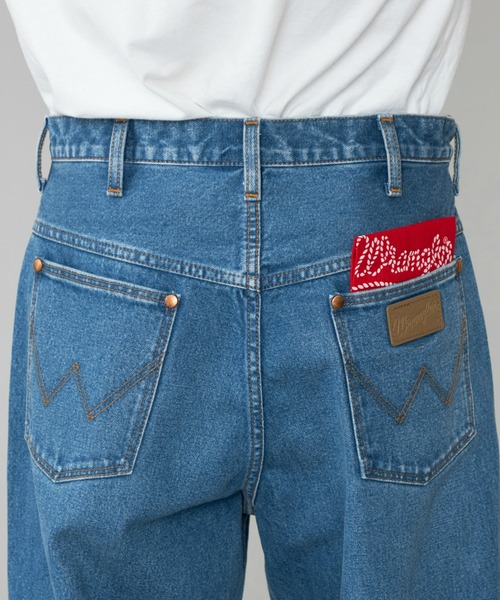 Lee（リー）の「Wrangler/ラングラー【US ORIGINAL】ワイドジーンズ/ワイドデニムパンツ（デニムパンツ・メンズ・ブルー・SMALL/LARGE/MEDIUM）」の10枚目の写真