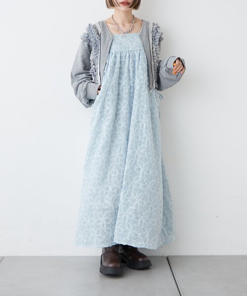 cream120＆140セットアップワンピース セール】 【洗える】ストレッチバックサテンジョーゼット A