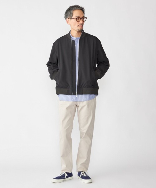 SHIPS（シップス）の「SHIPS: SOLOTEX(R) ストレッチ ミリタリー ブルゾン（ブルゾン・メンズ・ダークグレー/キャメル/ブラック・SMALL/MEDIUM/LARGE/X-LARGE）」の19枚目の写真