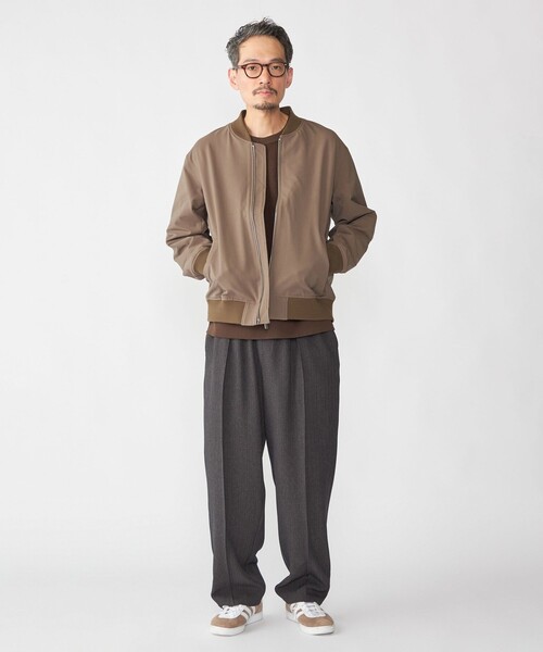 SHIPS（シップス）の「SHIPS: SOLOTEX(R) ストレッチ ミリタリー ブルゾン（ブルゾン・メンズ・ダークグレー/キャメル/ブラック・SMALL/MEDIUM/LARGE/X-LARGE）」の20枚目の写真