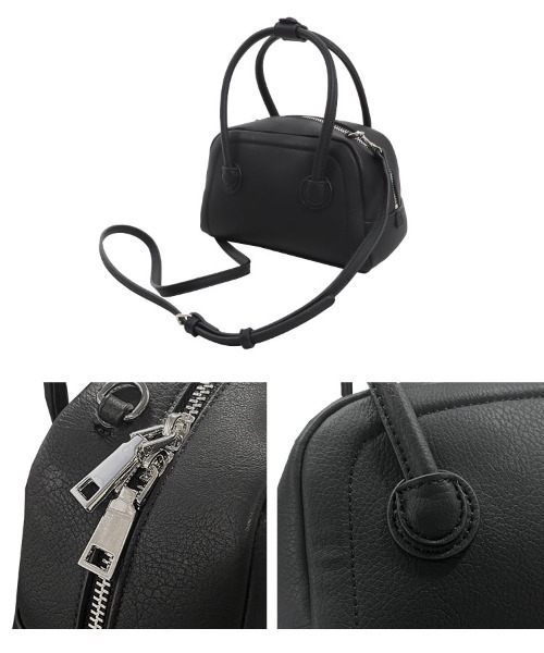 KOBE LETTUCE（コウベレタス）の「ミニボストンハンドバッグ（ハンドバッグ・レディース・ワイン/ブラック/ブラウン・F）」の15枚目の写真