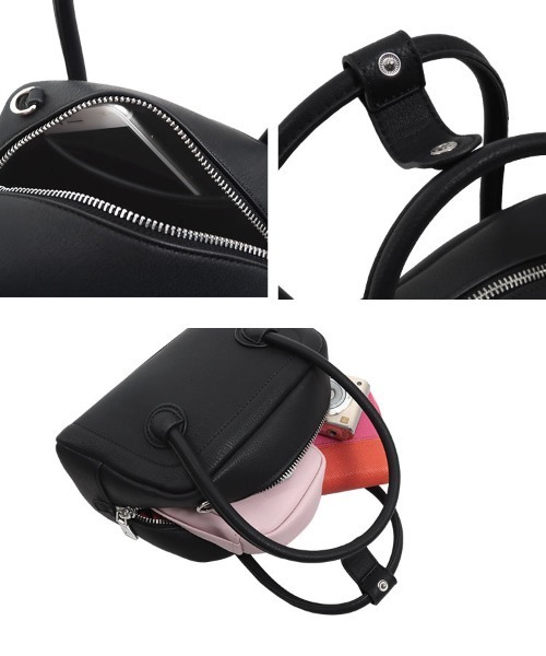 KOBE LETTUCE（コウベレタス）の「ミニボストンハンドバッグ（ハンドバッグ・レディース・ワイン/ブラック/ブラウン・F）」の16枚目の写真