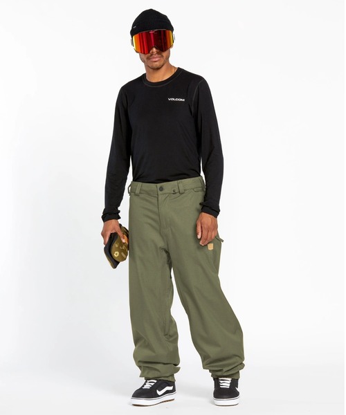 VOLCOM(ボルコム)の「【VOLCOM/ボルコム】 Mens Arthur 20K Pants /ワンポイントスキースノーボードパンツ(その他パンツ・メンズ・オリーブ/ベージュ系その他/ブラック/インディゴブルー・X-LARGE/XX-LARGE/MEDIUM/SMALL/LARGE/XX-SMALL/X-SMALL)」の1枚目の写真