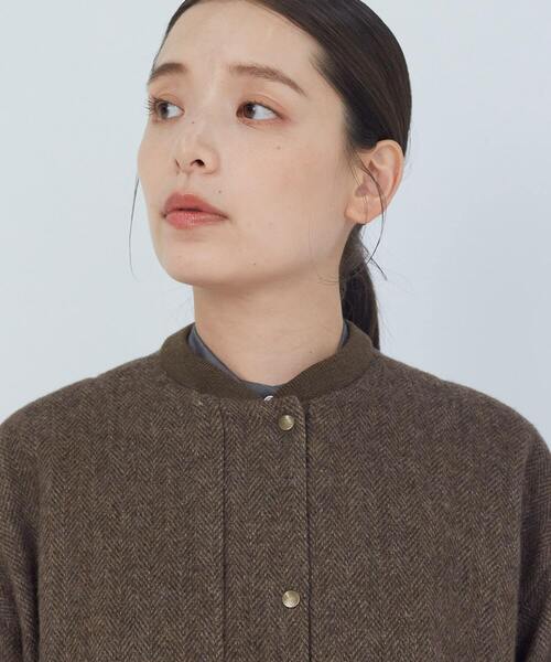 11月ベストセラーブランド内3位】リブ付きハーフコート（その他