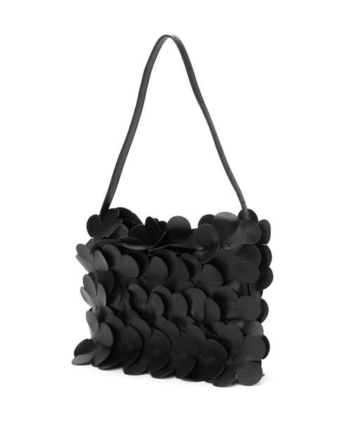 JAMIRAY（ジャミレイ）の「【JAMIRAY / ジャミレイ】FLOWER SQUARE BAG　S（ハンドバッグ・レディース・ブラック・ONE SIZE）」の3枚目の写真