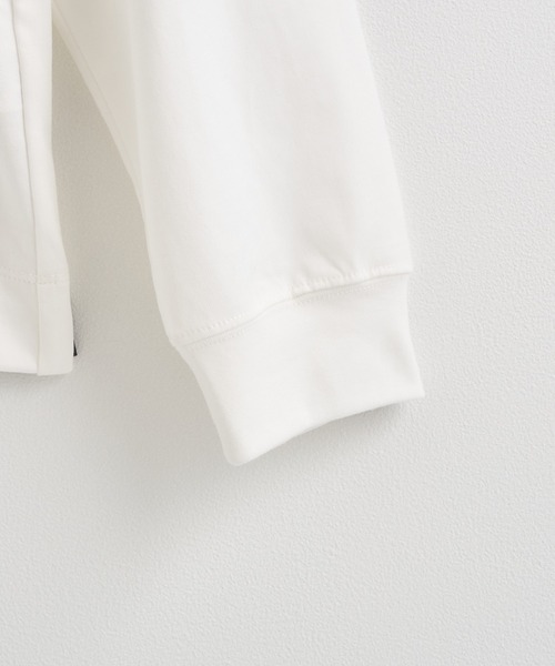 CINOH(チノ)の「【CINOH / チノ】COTTON JERSEY LONG SLEEVE T-SHIRT(Tシャツ/カットソー・メンズ・ブラック/ホワイト/イエロー・48/46/44)」の5枚目の写真