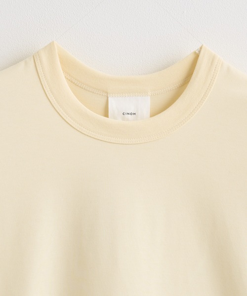 CINOH / チノ】COTTON JERSEY LONG SLEEVE T-SHIRT（Tシャツ