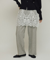 Firsthand | Firsthand/ファーストハンド レースレイヤードスラックス / センタープレス ワイドスラックス(スラックス)